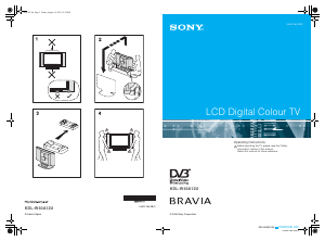 Bruksanvisning Sony Bravia KDL-W40A12U LCD TV