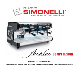 Handleiding Nuova Simonelli Aurelia Competizione Espresso-apparaat
