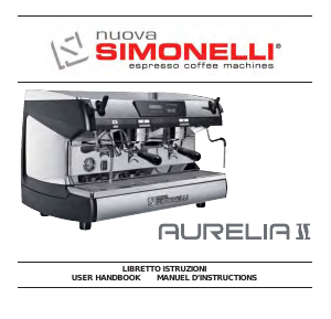 Handleiding Nuova Simonelli Aurelia Digit Espresso-apparaat