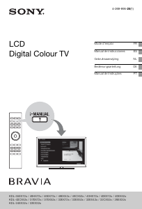 Handleiding Sony Bravia KDL-40HX720 LCD televisie