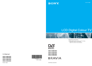Manual Sony Bravia KDL-S32A12U LCD Television