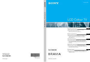 Bruksanvisning Sony Bravia KLV-V26A10 LCD-TV