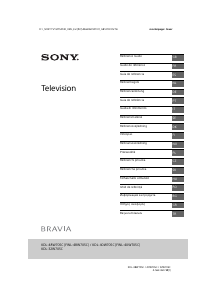 Handleiding Sony Bravia KDL-40W705C LCD televisie