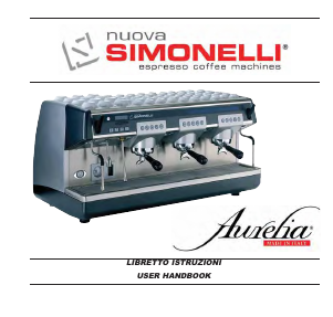 Handleiding Nuova Simonelli Aurelia V Espresso-apparaat