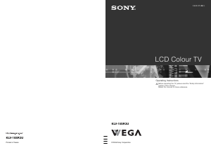 Bruksanvisning Sony Wega KLV-15SR3U LCD TV