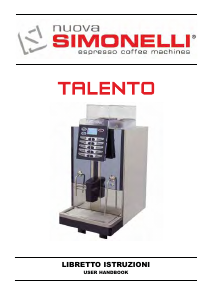 Manual Nuova Simonelli Talento Double Step Espresso Machine