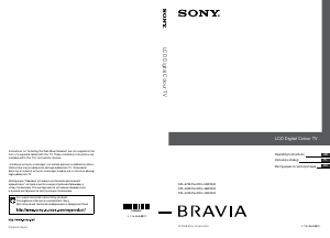 Руководство Sony Bravia KDL-52W4730 ЖК телевизор