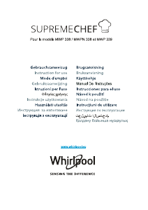 Mode d’emploi Whirlpool MWPN 338 SB Micro-onde