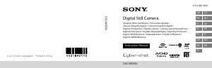 Mode d’emploi Sony Cyber-shot DSC-WX350 Appareil photo numérique