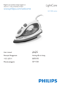 Manual Philips GC1400 LightCare Iron