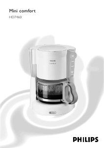 كتيب ماكينة قهوة HD7460 Mini Comfort Philips