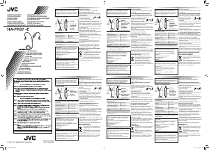 Manual de uso JVC HA-FR37-E Auriculares