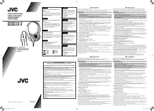 Handleiding JVC HA-KD10-A-E Koptelefoon