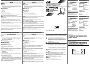 Bedienungsanleitung JVC HA-SU700 Kopfhörer