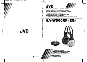Bedienungsanleitung JVC HA-W500RF Kopfhörer