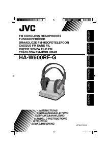 Bruksanvisning JVC HA-W600RF-G Hörlurar