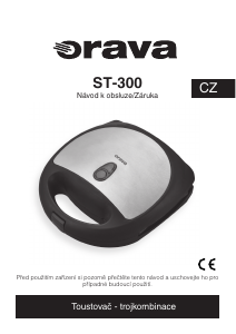 Manuál Orava ST-300 Kontaktní gril
