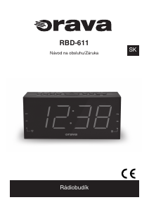 Návod Orava RBD-611 Rádiobudík