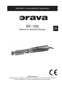 Návod Orava KF-106 Kulma na vlasy