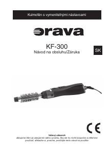 Návod Orava KF-300 Kulma na vlasy