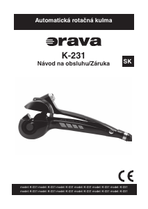 Návod Orava K-231 Kulma na vlasy