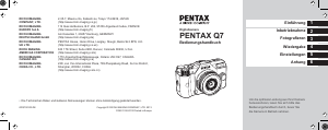 Bedienungsanleitung Pentax Q7 Digitalkamera