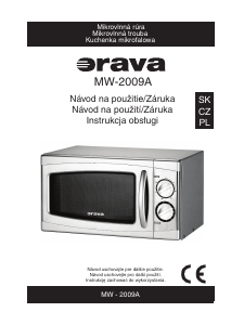 Návod Orava MW-2009A Mikrovlnná rúra