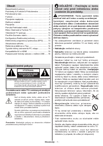 Návod Orava LT-611 LED C82B LED televízor