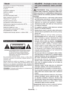 Návod Orava LT-828 LED A82B LED televízor