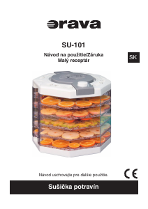 Návod Orava SU-101 Sušička potravín