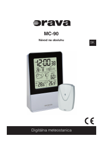 Návod Orava MC-90 Meteostanica