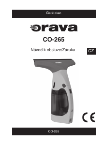 Manuál Orava CO-265 Parní čistič