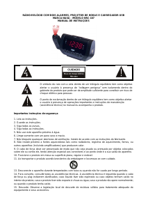 Manual Naxa NRC-167 Rádio relógio