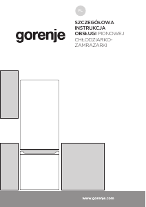 Instrukcja Gorenje RK4171ANX Lodówko-zamrażarka