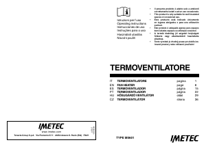 Manual de uso Imetec M0601 Calefactor