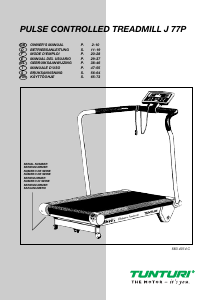 Manual Tunturi J77P Treadmill