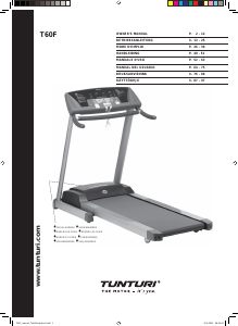 Handleiding Tunturi T60F Loopband