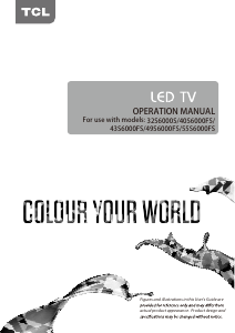 Bruksanvisning TCL 32S6000S LED TV