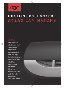 Manual de uso GBC Fusion 3100L Plastificadora