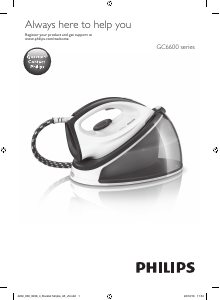 Manual Philips GC6630 SpeedCare Iron