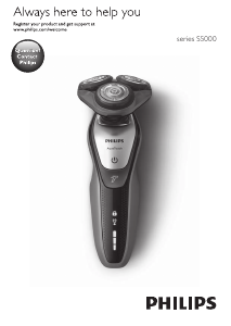 Brugsanvisning Philips S5050 AquaTouch Barbermaskine