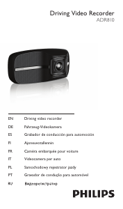 Manual de uso Philips ADR81BLX1 Action cam