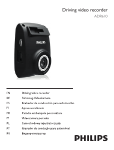 Bedienungsanleitung Philips ADR61BLX1 Action-cam