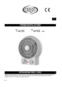 Manuale Argo Twist Termoventilatore