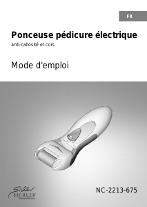 Mode d’emploi Sichler NC-2213-675 Ponceuse de pieds