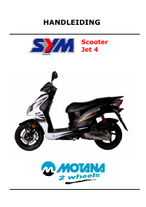 Handleiding SYM Jet 4 Scooter
