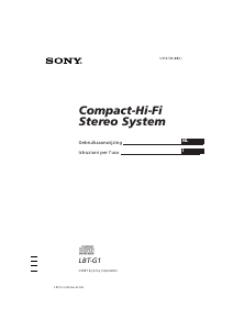 Handleiding Sony LBT-G1 Stereoset
