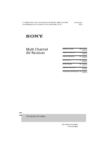 Bedienungsanleitung Sony STR-DN860 Receiver
