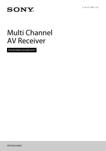 Bruksanvisning Sony STR-DA5700ES Receiver