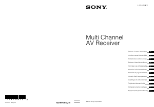 Bruksanvisning Sony STR-DA5500ES Receiver